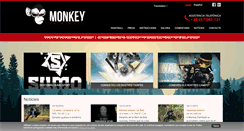 Desktop Screenshot of monkeypaintball.com